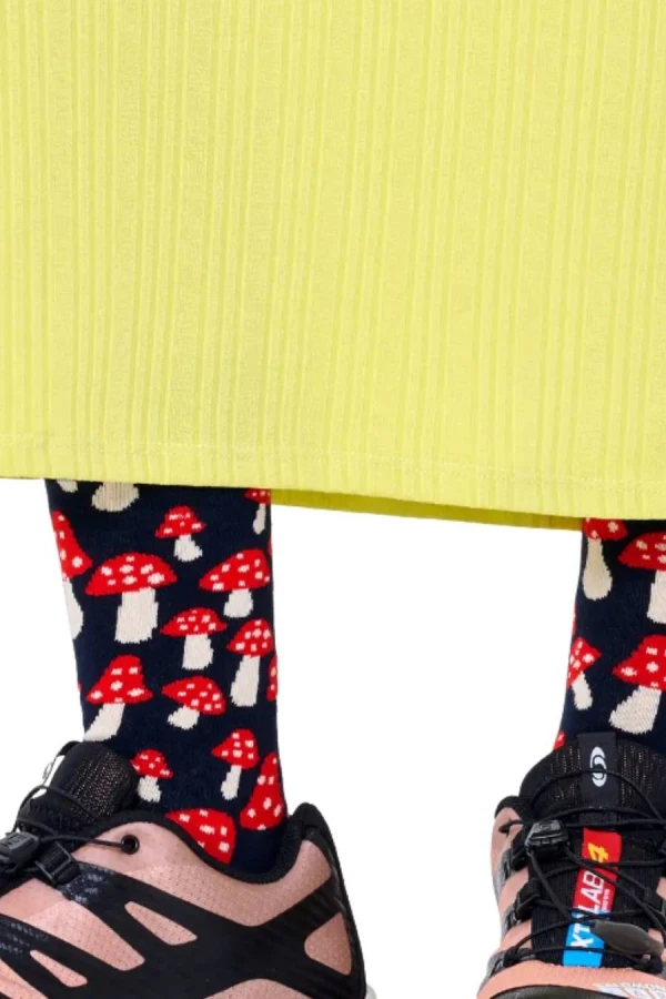 Happy Socks Mushroom Sock Κάλτσες Blue