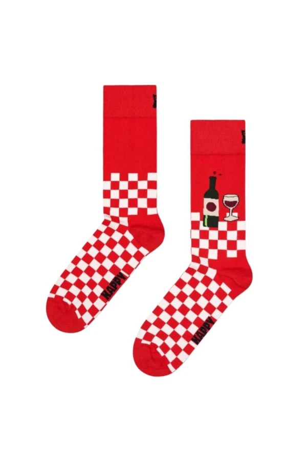 HAPPY SOCKS 2-Pack Wine Gift Set Κάλτσες - Μπλε/Κόκκινο