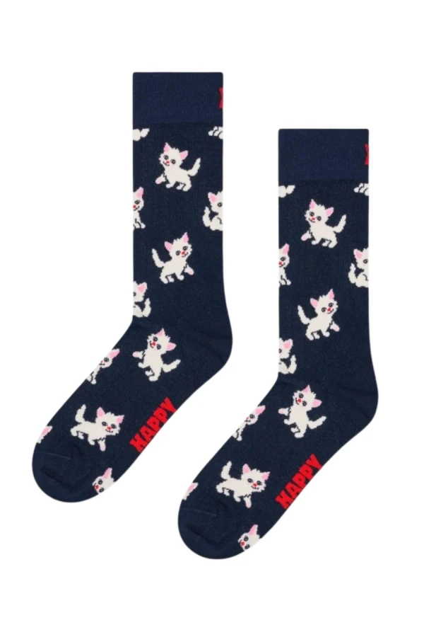 HAPPY SOCKS Kitten Sock Κάλτσες - Μπλε