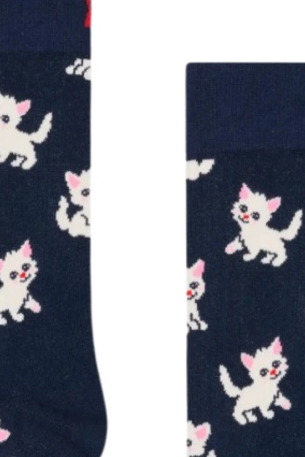 HAPPY SOCKS Kitten Sock Κάλτσες - Μπλε