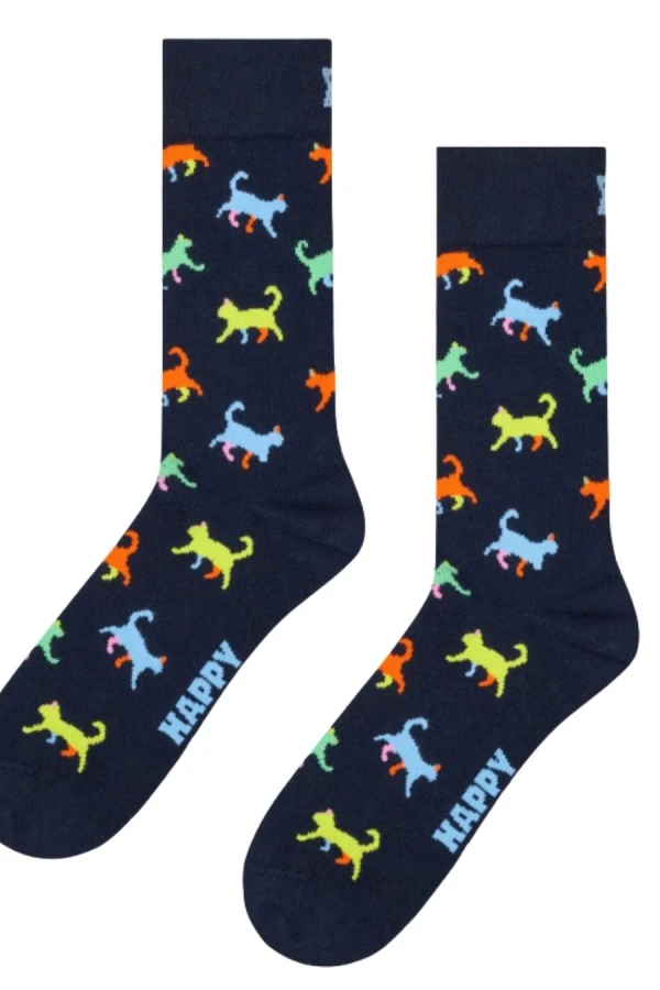 HAPPY SOCKS Kitten Love Sock Κάλτσες - Μπλε