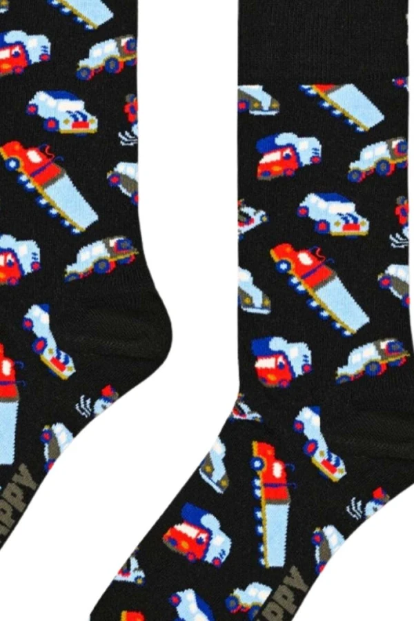 HAPPY SOCKS Traffic Jam Sock Κάλτσες - Μαύρο