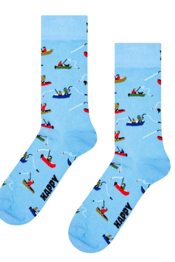 HAPPY SOCKS Fishing Boat Sock Κάλτσες - Γαλάζιο