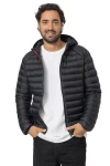 JOTT Μπουφάν DOWN JACKET LONG SLEEVES HOODIE NICO - BLACK