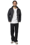 JOTT Μπουφάν DOWN JACKET LONG SLEEVES HOODIE NICO - BLACK