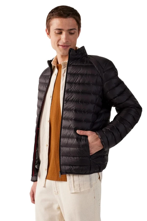 JOTT Μπουφάν DOWN JACKET LONG SLEEVES MAT - BLACK