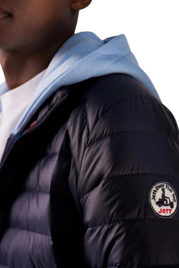 JOTT Μπουφάν DOWN JACKET LONG SLEEVES MAT - BLUE