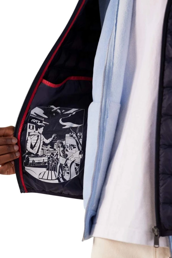 JOTT Μπουφάν DOWN JACKET LONG SLEEVES MAT - BLUE