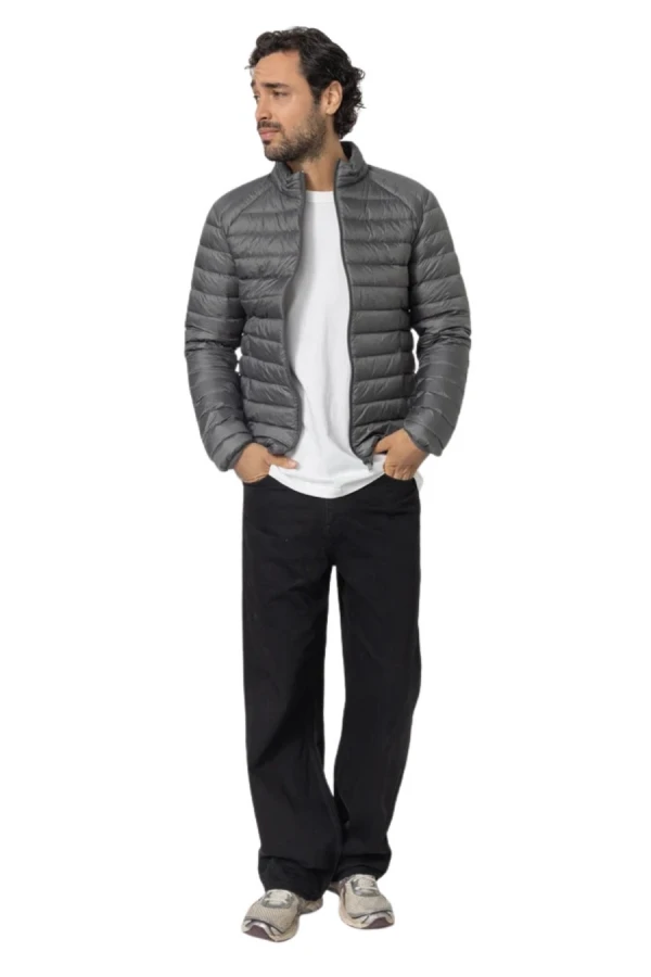 JOTT Μπουφάν DOWN JACKET LONG SLEEVES MAT - GREY