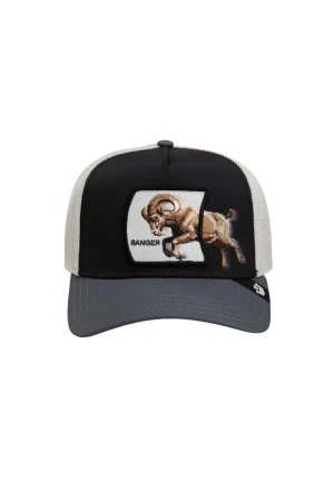 GOORIN BROS Migration Banger Goat Trucker Cap - BLACK