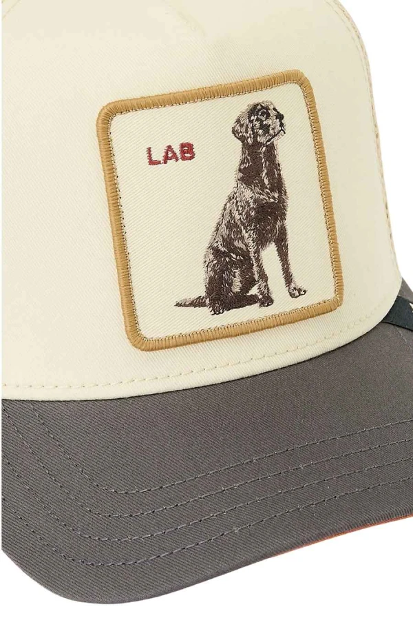 GOORIN BROS Shadow Lab Dog Trucker Cap- BEIGE