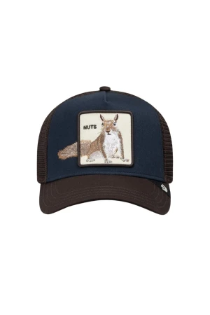 GOORIN BROS Over the Line Squirrel Trucker Cap- BLUE