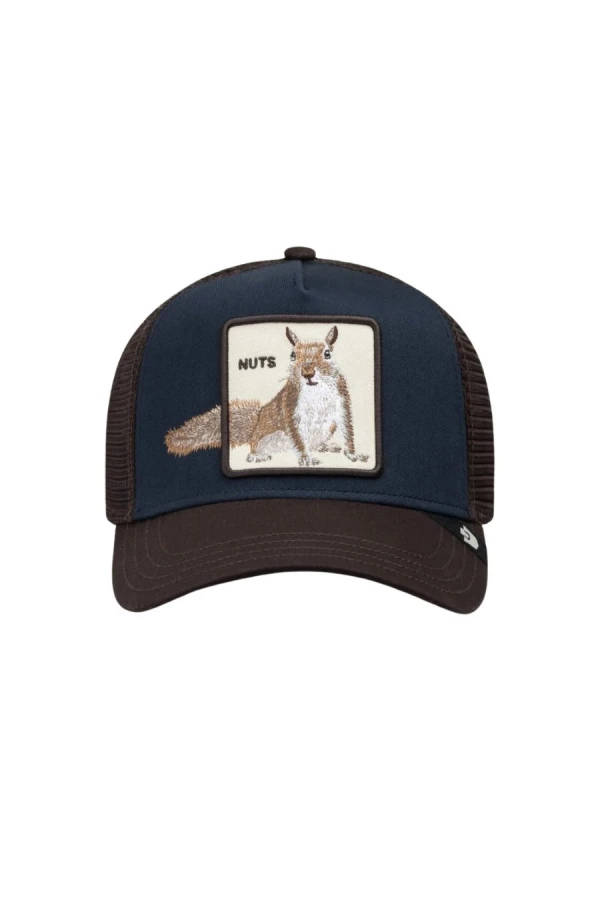 GOORIN BROS Over the Line Squirrel Trucker Cap- BLUE