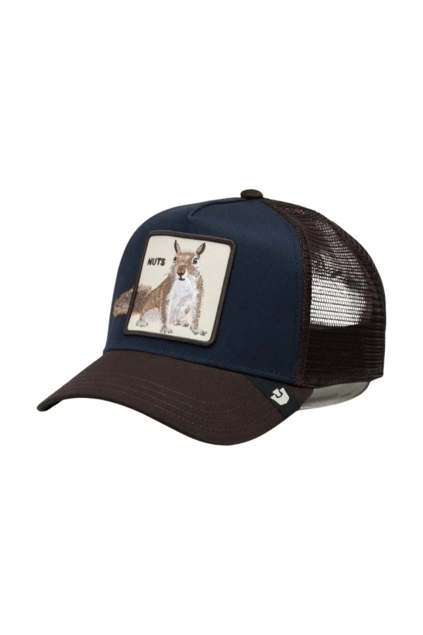 GOORIN BROS Over the Line Squirrel Trucker Cap- BLUE