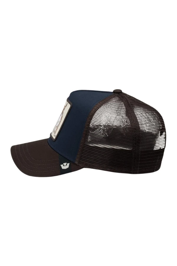 GOORIN BROS Over the Line Squirrel Trucker Cap- BLUE