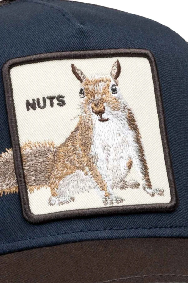 GOORIN BROS Over the Line Squirrel Trucker Cap- BLUE