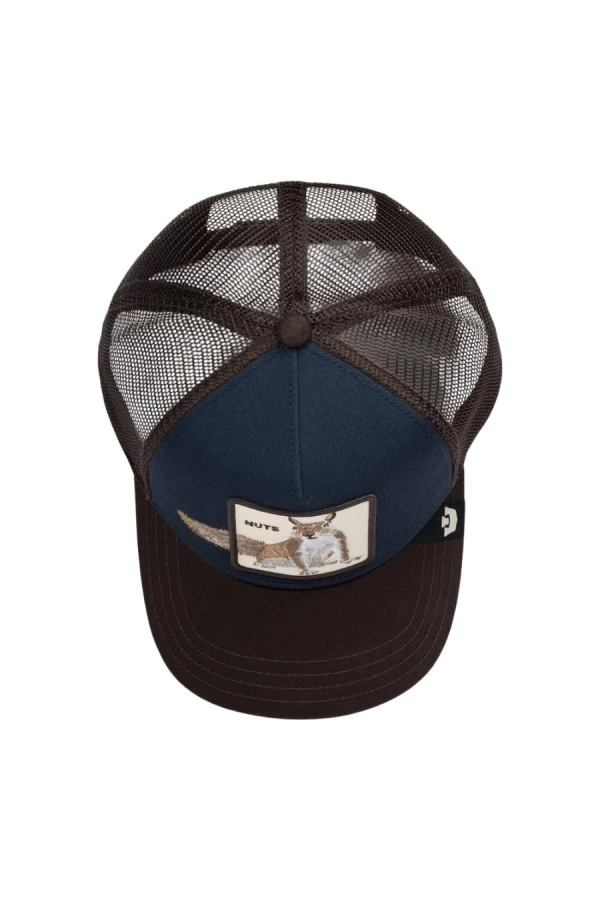 GOORIN BROS Over the Line Squirrel Trucker Cap- BLUE