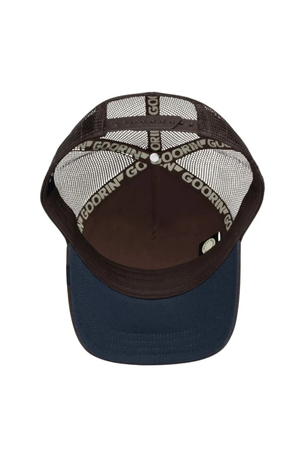 GOORIN BROS Over the Line Squirrel Trucker Cap- BLUE