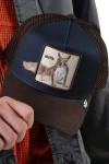 GOORIN BROS Over the Line Squirrel Trucker Cap- BLUE