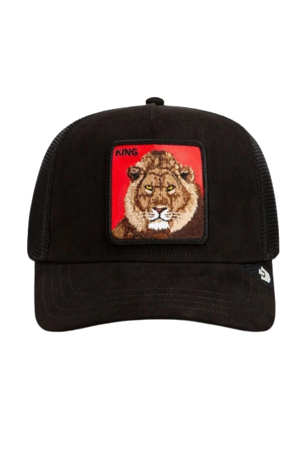 GOORIN BROS  Leone Rosso Lion Trucker Cap- BLACK