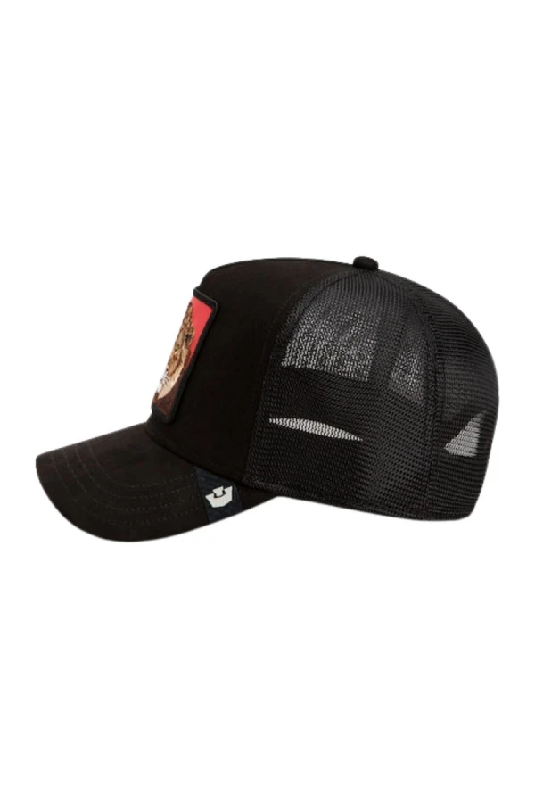 GOORIN BROS  Leone Rosso Lion Trucker Cap- BLACK