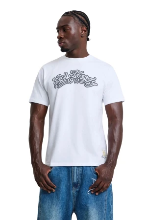 ED HARDY Ανδρικό T-Shirt Mens Stay True Regular T-Shirt - Λευκό