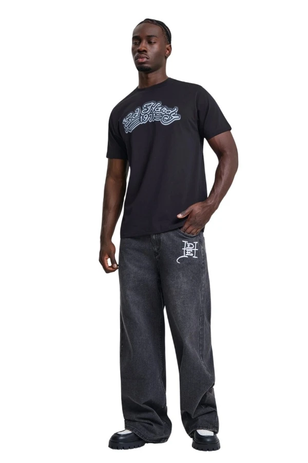 ED HARDY Men's Stay True Regular T-Shirt - Black