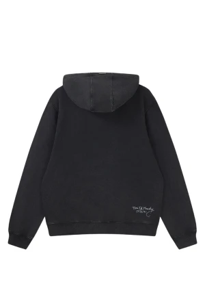 ED HARDY Ανδρική Ζακέτα Mens Storming New York Relaxed Zip Thru Hoodie - Μαύρη