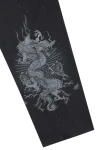 ED HARDY Ανδρική Φόρμα Gothic Flaming Dragon Relaxed Jogger - Μαύρη