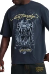 ED HARDY Men's When I Cared Relaxed T-Shirt 