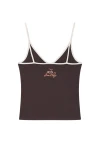 ED HARDY Γυναικεία Αμάνικη Μπλούζα Koi Pond Vest Top – Καφέ