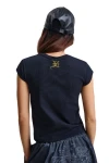 ED HARDY Γυναικείο T-Shirt Women’s Snakebite Cap Sleeve - Μαύρο