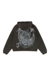 ED HARDY Μπουφάν MENS WASHED CANVAS JACKET - BLACK