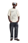 ED HARDY Ανδρικό T-Shirt Men’s Multi Graphic Relaxed T-Shirt - Μπεζ