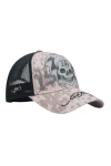 ED HARDY Καπέλα 13 SKULL 5 PANEL TRUCKER Καπέλο - γκρι