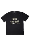 BEE UNUSUAL Men's Save the Bees Oversized T-Shirt – Black