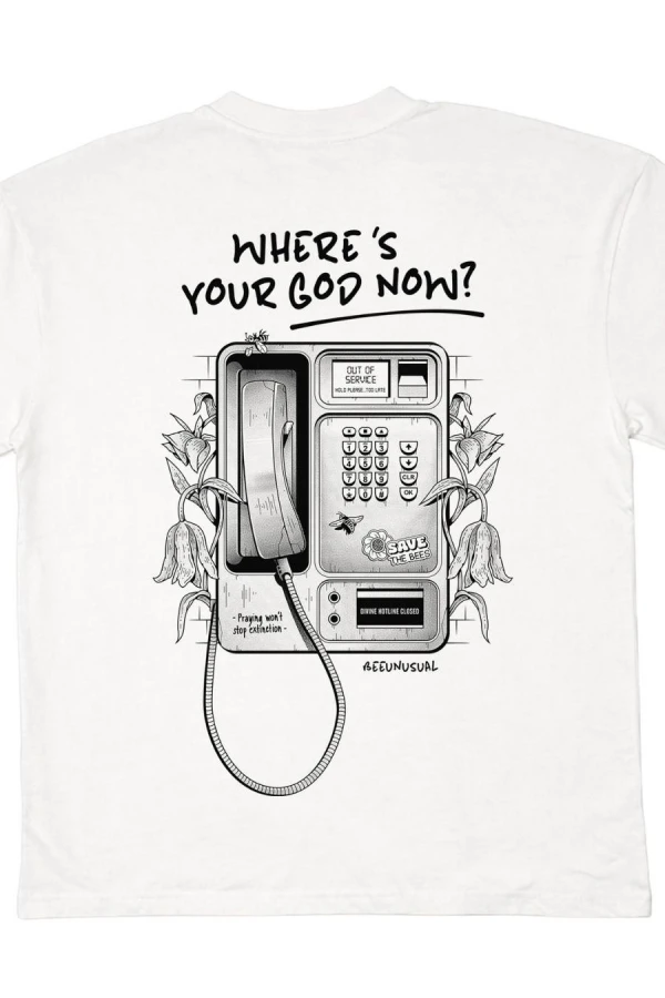 BEE UNUSUAL T-Shirt Last Call Oversized – Λευκό