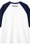 BEE UNUSUAL T-Shirt Sweet but Dangerous Oversized – Λευκό / Σκούρο Μπλε