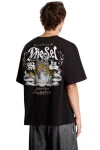 DIESEL Ανδρικό T-Shirt T-BOXT-AA2 – Μαύρο