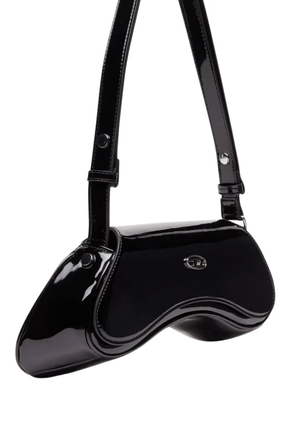 DIESEL Τσαντάκια PLAY CROSSBODY shoulder bag - BLACK