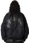 GRIMEY Μπουφάν ODD CUTLASS BOMBER JACKET - BLACK