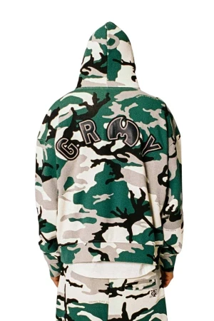 GRIMEY Φούτερ με Κουκούλα TICAL X GRIMEY CAMO REGULAR HOODIE - CAMO