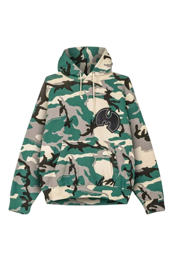 GRIMEY Φούτερ με Κουκούλα TICAL X GRIMEY CAMO REGULAR HOODIE - CAMO
