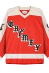 GRIMEY Μακρυμάνικες Μπλούζες ODD CUTLASS HOCKEY JERSEY - RED