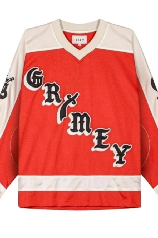 GRIMEY Μακρυμάνικες Μπλούζες ODD CUTLASS HOCKEY JERSEY - RED