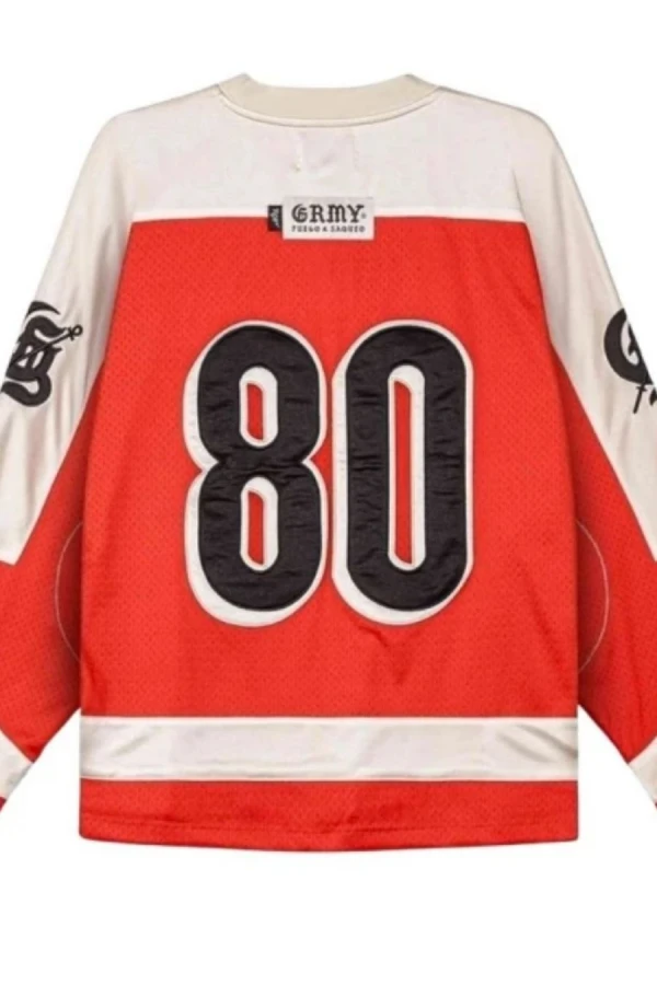 GRIMEY Μακρυμάνικες Μπλούζες ODD CUTLASS HOCKEY JERSEY - RED