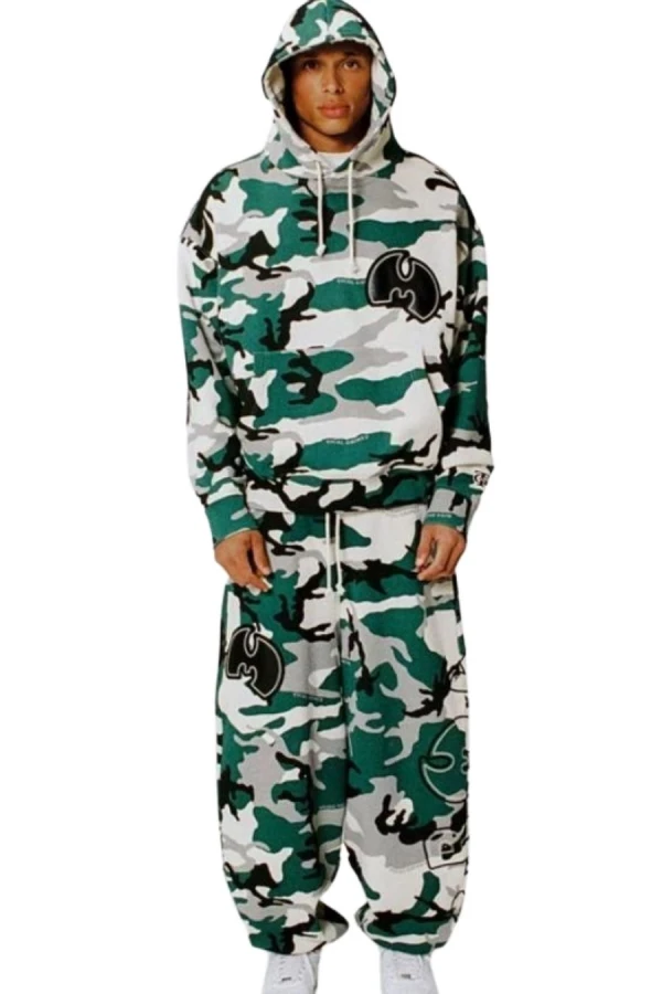 GRIMEY Φόρμες TICAL X GRIMEY CAMO BAGGY SWEATPANTS - CAMO