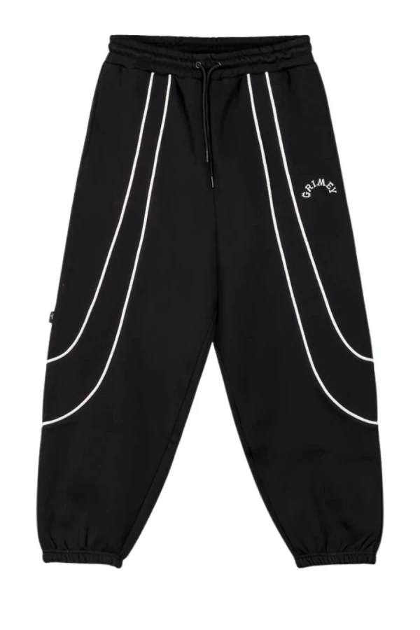 GRIMEY Φόρμες THE INFAMOUS BAGGY SWEATPANTS - BLACK