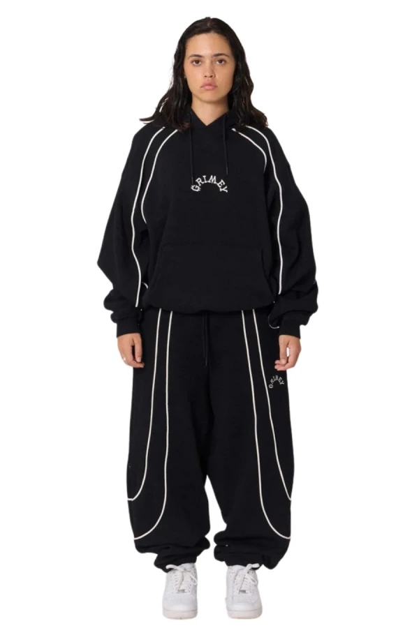 GRIMEY Φόρμες THE INFAMOUS BAGGY SWEATPANTS - BLACK