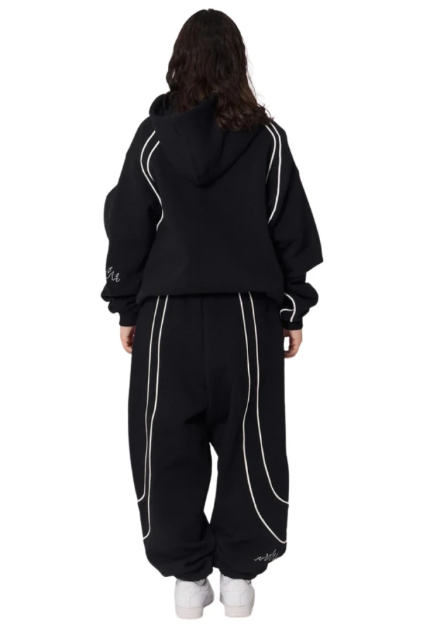 GRIMEY Φόρμες THE INFAMOUS BAGGY SWEATPANTS - BLACK